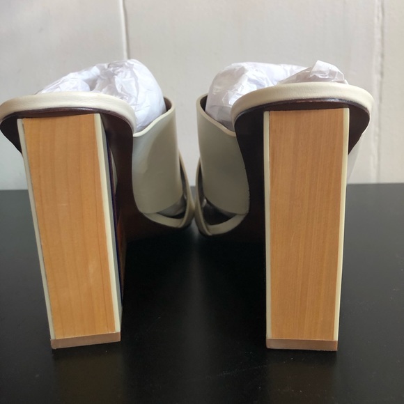 NWT Tory Burch Crisscross Mule Color Cube Wedge - Picture 5 of 6